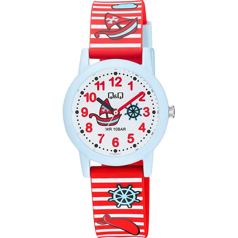 ساعت مچی عقربه ای بچگانه کیو اند کیو مدل V23A-018VY ساعت مچی عقربه ای بچگانه کیو اند کیو مدل V23A-018VY