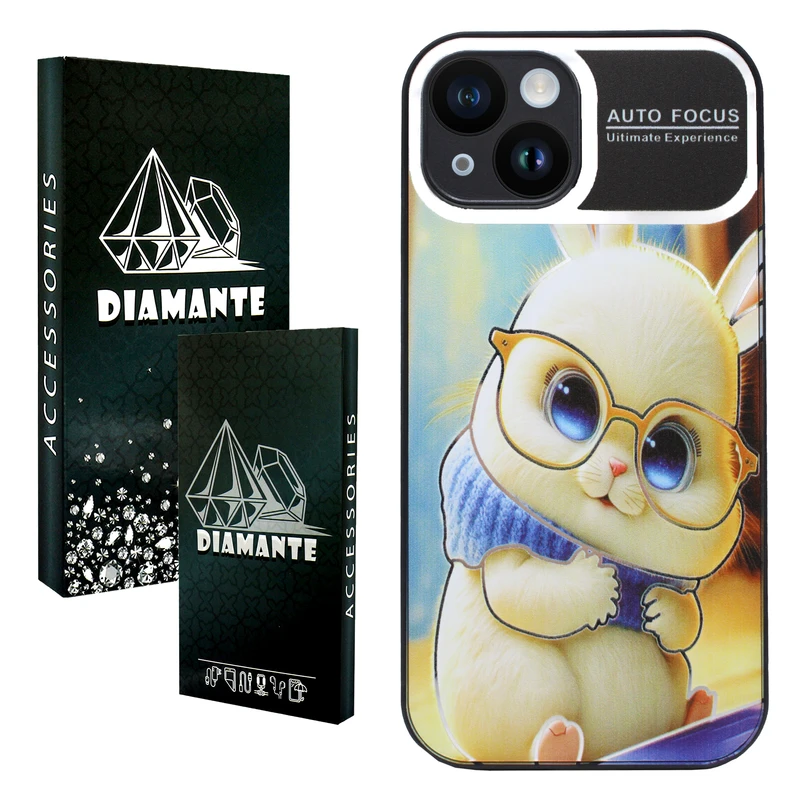  کاور دیامانته مدل Rabbit bk مناسب برای گوشی موبایل اپل iPhone 14