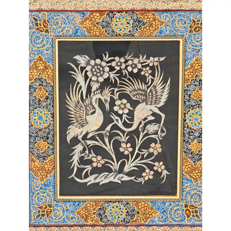 تابلو قلمزنی مدل سلطنتی کد 4050