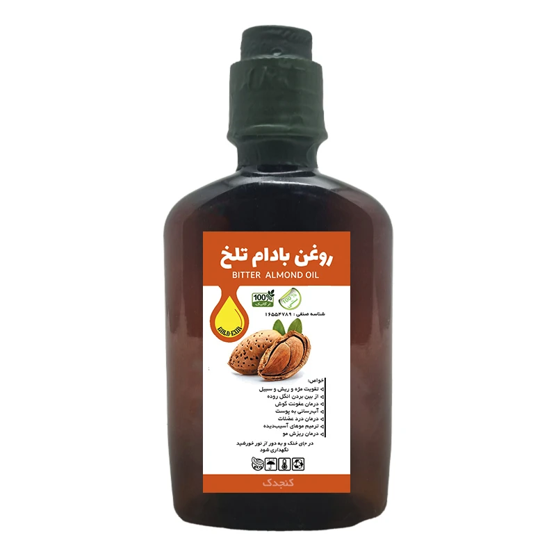 روغن بادام تلخ کنجدک - 250 میلی‌ لیتر