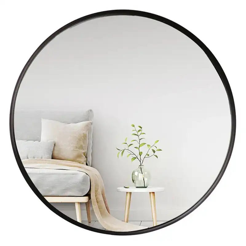 آینه مدل گرد فلزی طرح ظریف F-60
