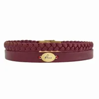 دستبند طلا 18 عیار زنانه لیردا مدل اسم حوا 6700