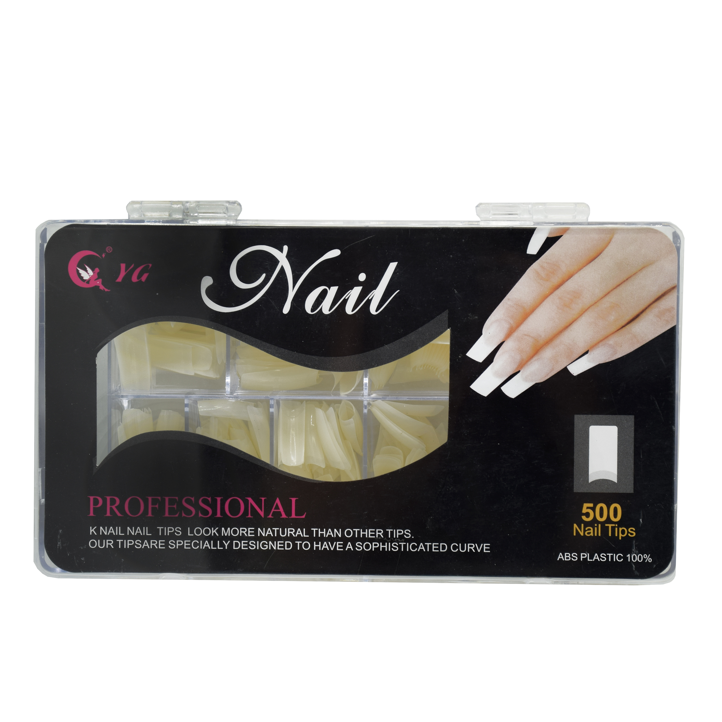 تیپ کاشت ناخن وای جی مدل 005 بسته 500 عددی