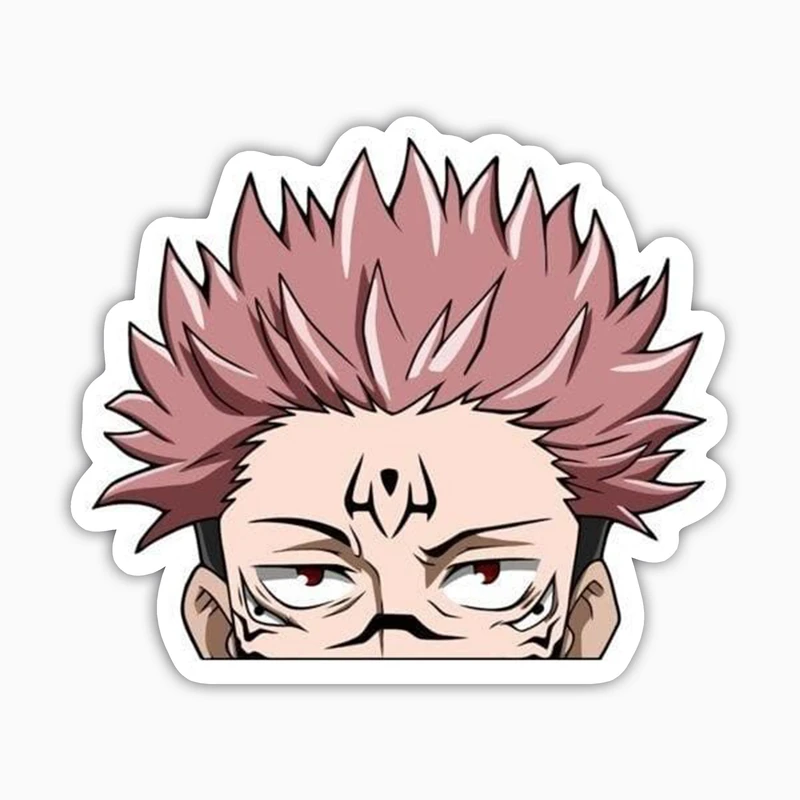 استیکر لپ تاپ و موبایل بووم طرح انیمه Jujutsu Kaisen مدل Sukuna کله کد BM118 