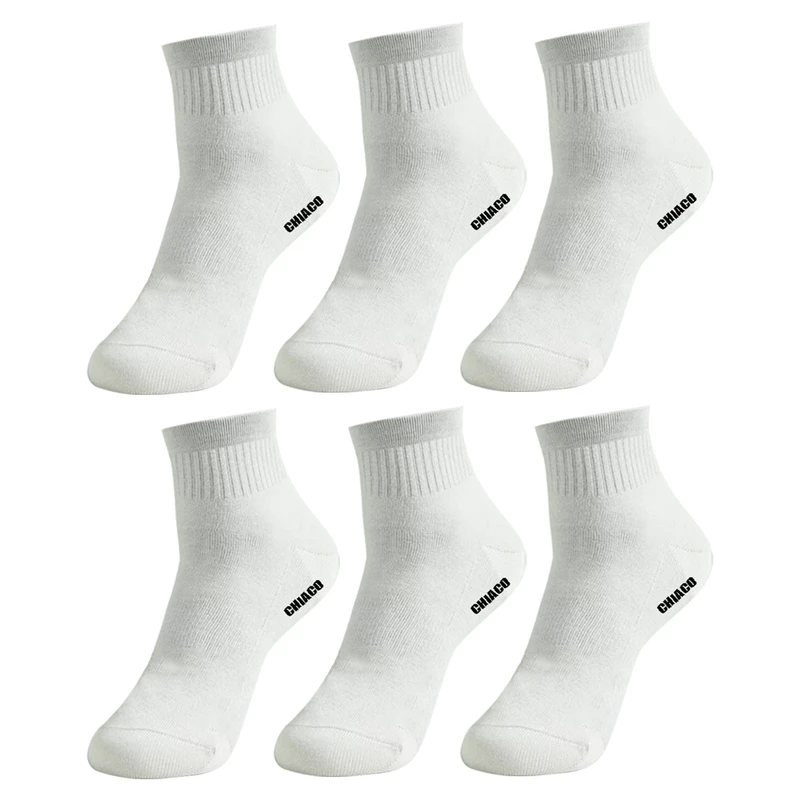 جوراب ساق کوتاه مردانه چیاکو مدل ساده کد 333 بسته سه عددی