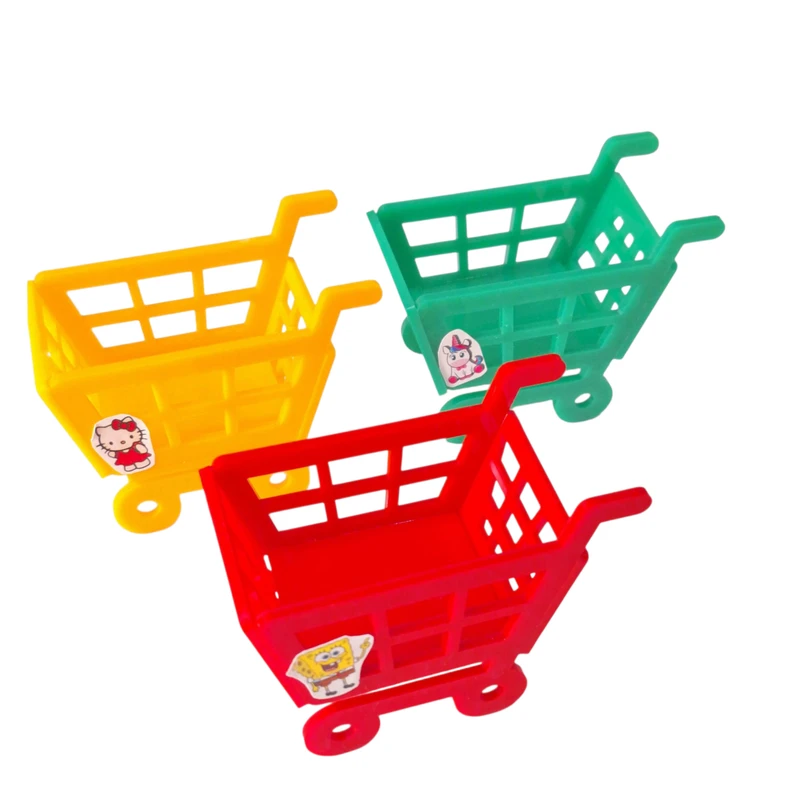 چرخ دستی مدل مینیاتوری مجموعه سه عددی