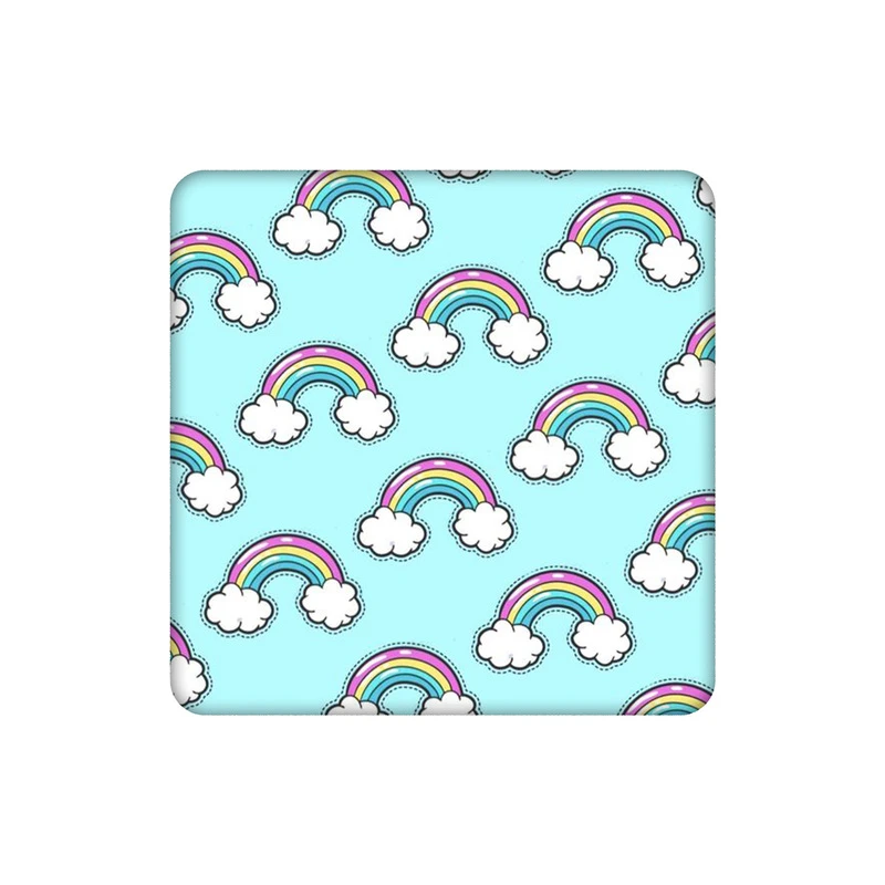 زیرلیوانی طرح پترن رنگین کمان کد 9503461