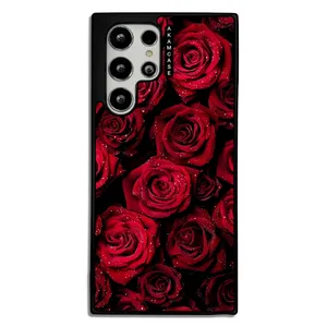 AKAM AMC-WSGS22U-FLOWERS-35 Cover For Samsung Galaxy S22 Ultra