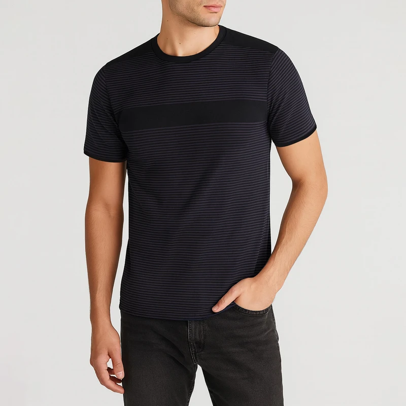 تیشرت آستین کوتاه مردانه بست بای کد 512-017