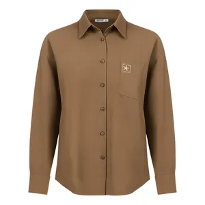 شومیز آستین بلند یقه برگردان زنانه سرژه مدل 207379