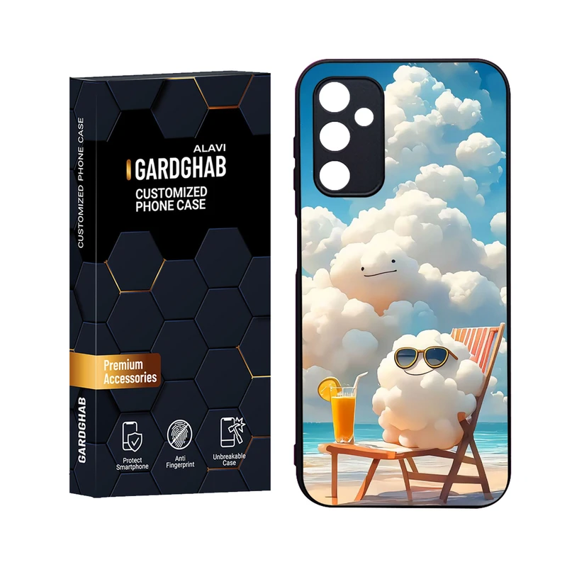 کاور گارد قاب علوی مدل Glass مناسب برای گوشی موبایل سامسونگ Galaxy A14