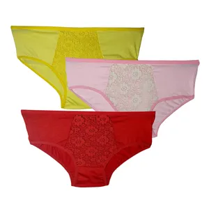 شورت زنانه مدل اسلیپ گیپور دارمجموعه 3 عددی