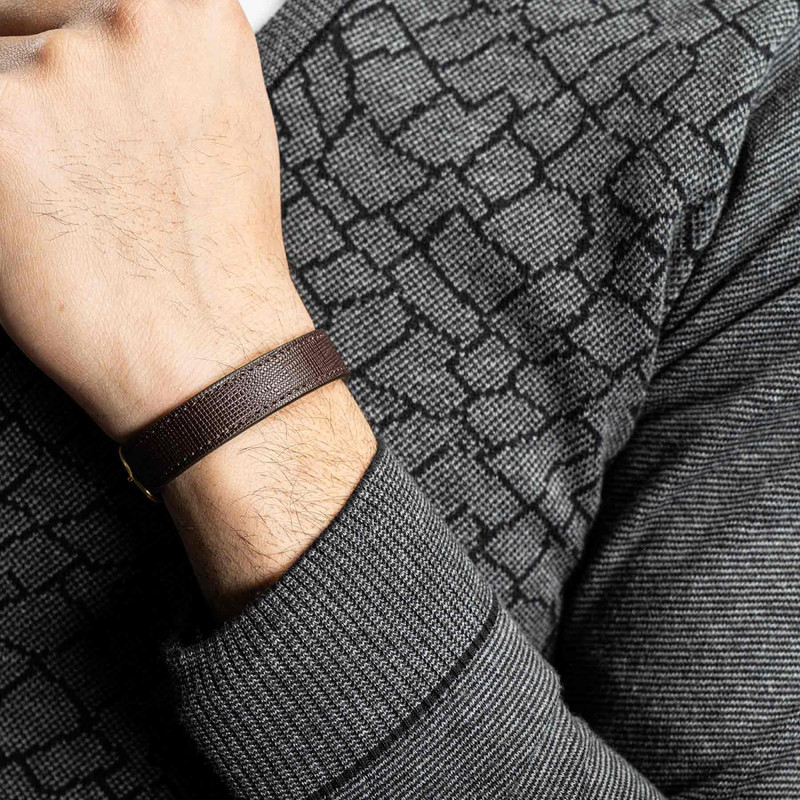 دستبند مردانه مدل چرم طبیعی لیزارد کد 05 دستبند مردانه مدل چرم طبیعی لیزارد کد 05