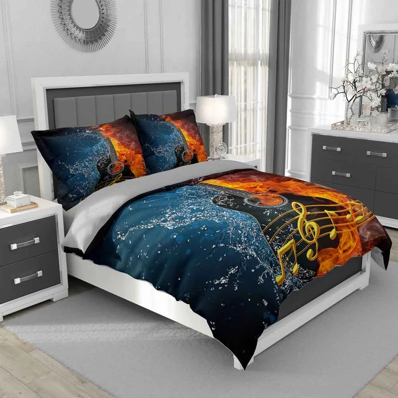 سرویس روتختی نوپه هوم مدل گیتار T6062 یک نفره 5 تکه