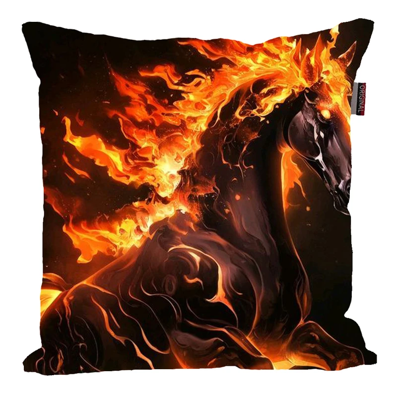 کوسن پاد آفرین مدل زیبای اسب اتشین کد 272