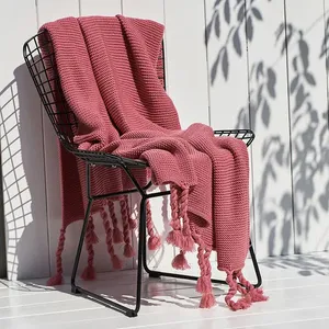 شال مبل مدل کلاسیک ده منگوله طنابی سایز 175×140 سانتی متر
