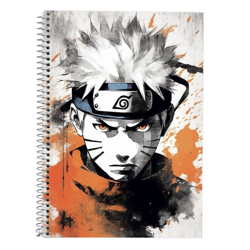 دفتر زبان 50 برگ مدوپد مدل دوخط طرح نارتو narto کد DF10655