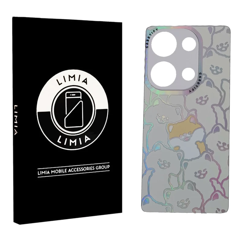 کاور لیمیا مدل فانتزی لنزدار طرح عروسکی شبرنگی مناسب برای گوشی موبایل شیائومی Redmi Note 13 4G