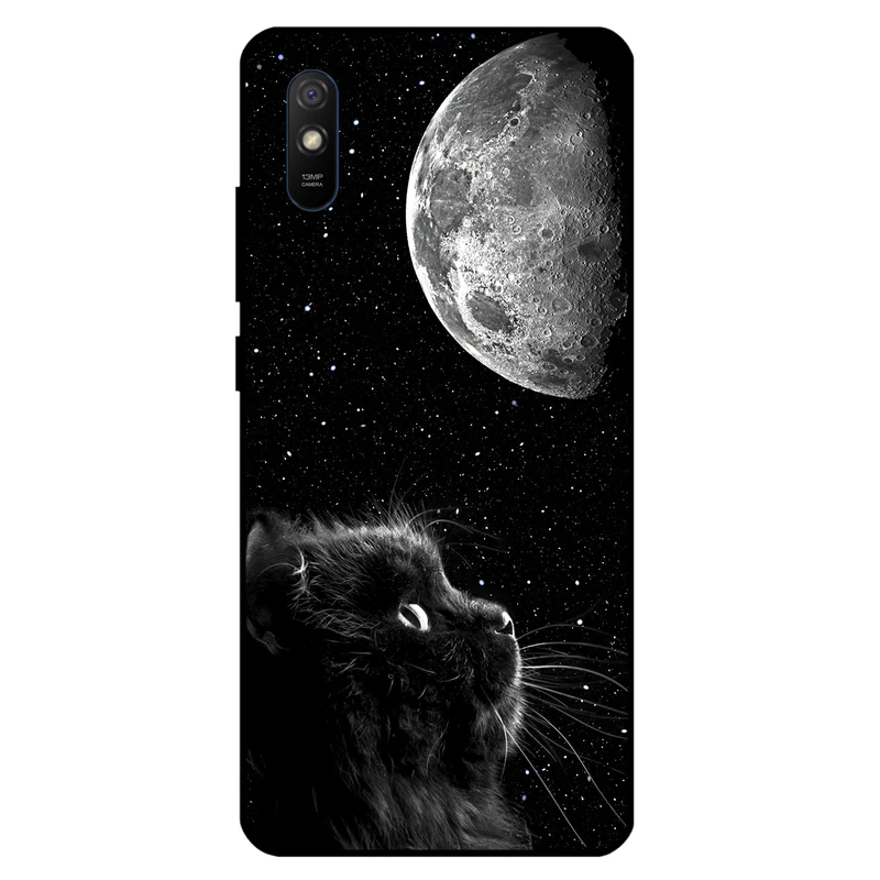 کاور مگافون طرح گربه مدل 1882 مناسب برای گوشی موبایل شیائومی Redmi 9A / 9AT