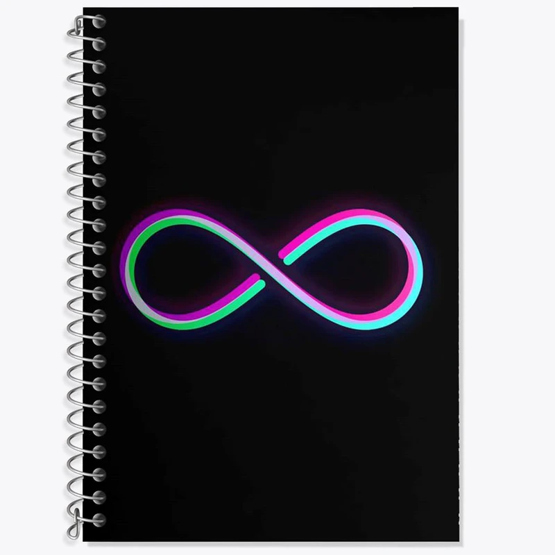 دفتر زبان 50 برگ خندالو مدل دو خط طرح عاشقانه کد 27104