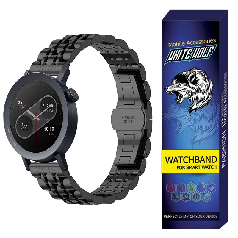 بند وایت ولف مدل WB-7Bead مناسب برای ساعت هوشمند ناتینگ CMF Watch Pro 2 / 22mm