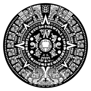 شابلون مدل تقویم آزتک کد SP369