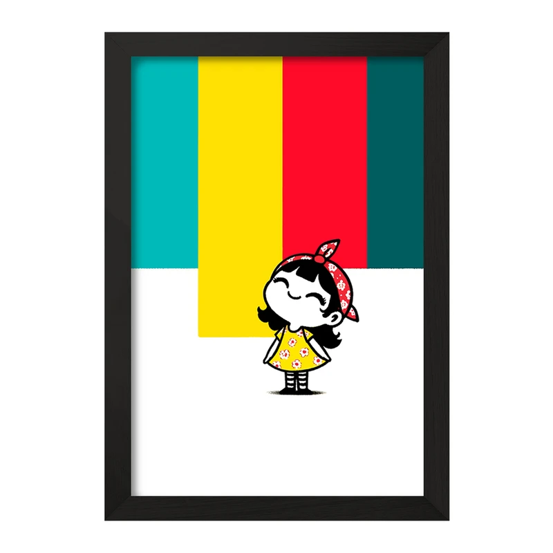 تابلو خندالو مدل دخترانه کودکانه کد F11687