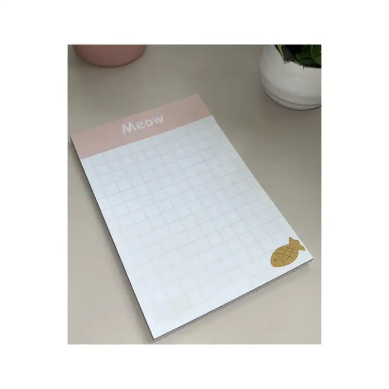 کاغذ یادداشت مدل شطرنجی طرح ماهی کد 62 مجموعه 40 عددی