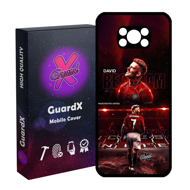 کاور گارد ایکس طرح David Beckham مدل Glass10581 مناسب برای گوشی موبایل شیائومی Poco X3 NFC/Poco X3/Poco X3 Pro