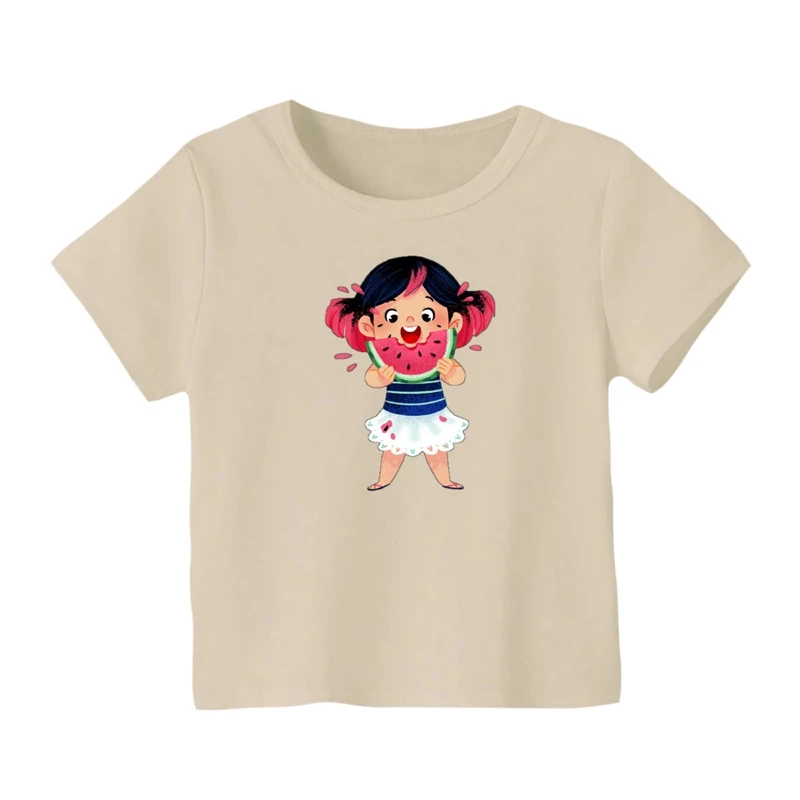 تی شرت آستین کوتاه بچگانه مدل دخترک یلدایی کد 20