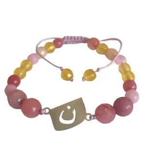 دستبند نقره زنانه مدل حرف ن