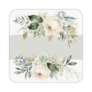 زیر لیوانی کاکتی طرح گل مدل mp19570