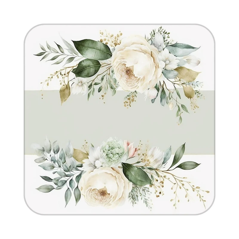 زیر لیوانی کاکتی طرح گل مدل mp19570