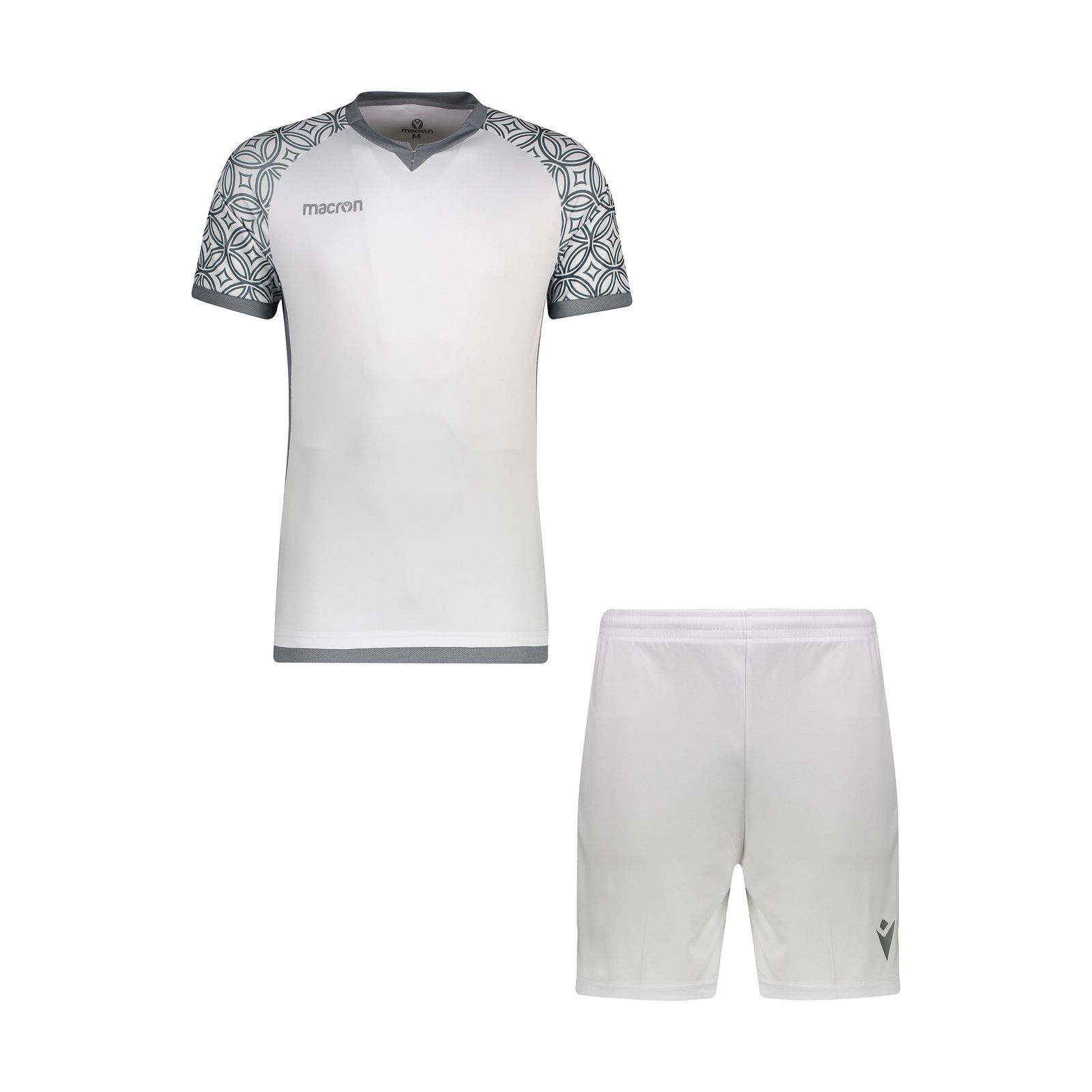 ست پیراهن و شورت ورزشی مردانه مکرون مدل آرمنیا رنگ سفید -  - 1