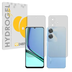 Daben Tough model transparent screen protector suitable for Realme Note 60 mobile phone along with the back protector