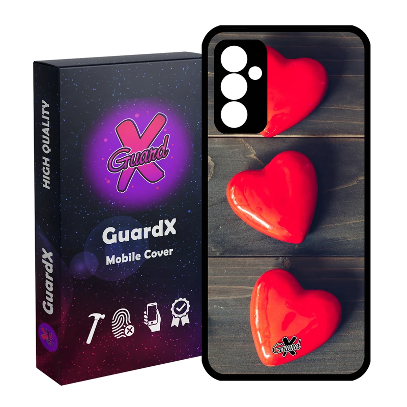 کاور گارد ایکس طرح Love مدل Glass10181 مناسب برای گوشی موبایل سامسونگ Galaxy A54 / A54 5G