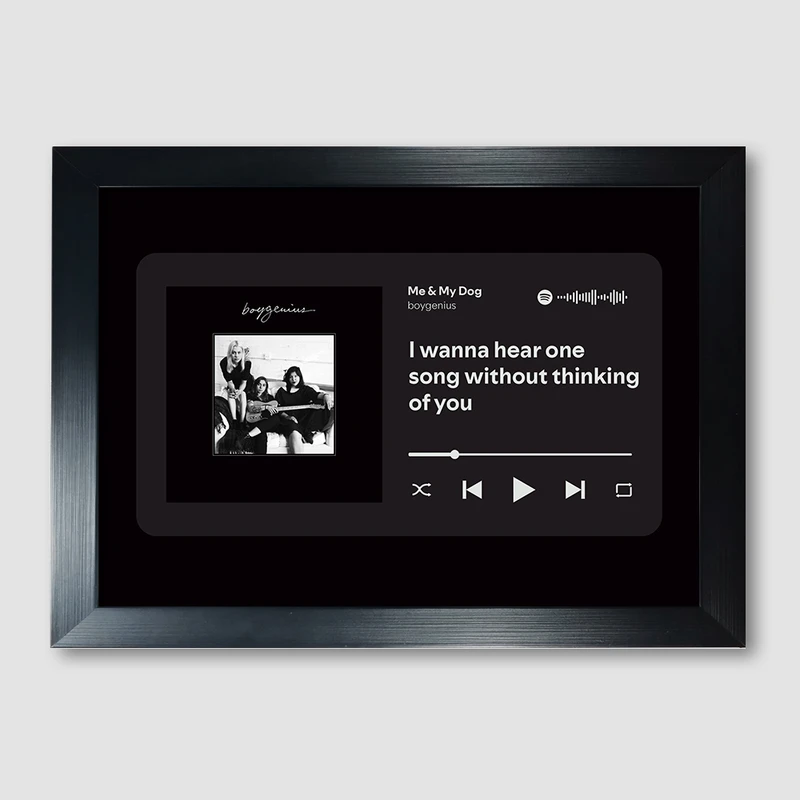 تابلوی مدل تابلوی موزیکال طرح Me & My Dog by boygenius