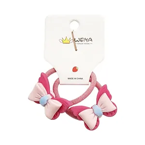 کش مو دخترانه مدل پاپیون کد KSH613 بسته 2 عددی