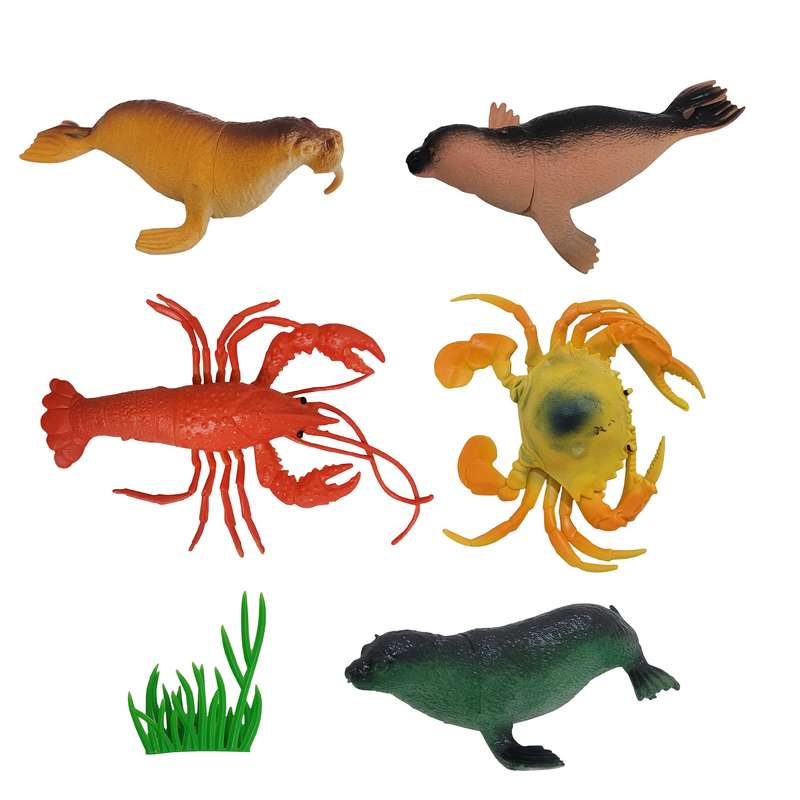 فیگور مدل حیوانات دریایی کد 9778 مجموعه 6 عددی