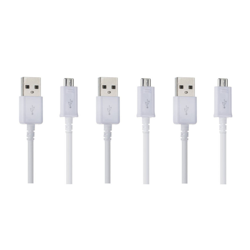 کابل تبدیل USB به micro USB مدل Fh110 طول 0.8 متر بسته 3 عددی