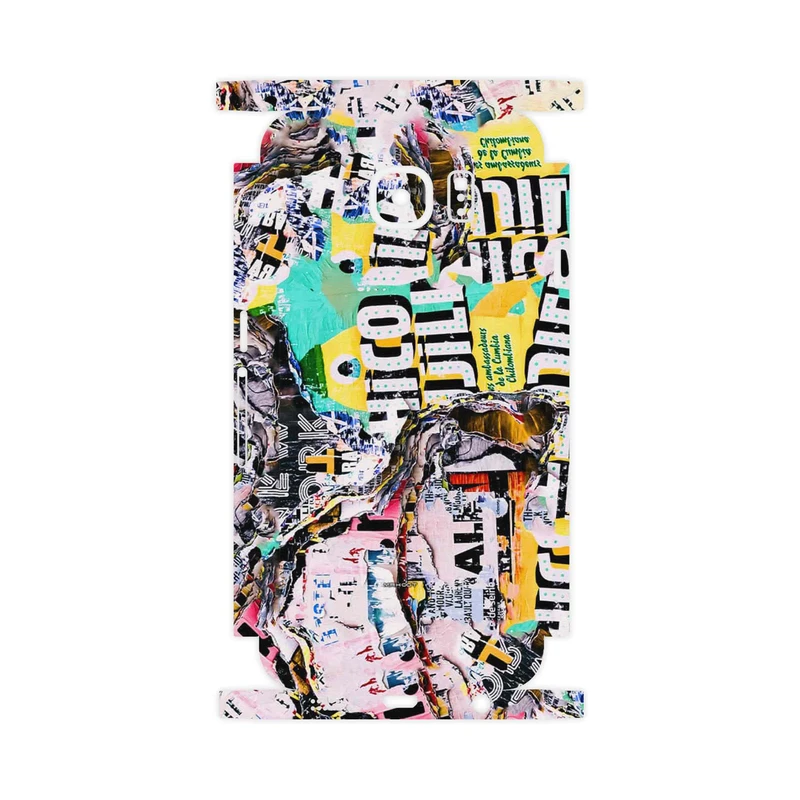 برچسب پوششی ماهوت مدل Collage of Teared Paper-FullSkin مناسب برای گوشی موبایل سامسونگ Galaxy S6 Edge