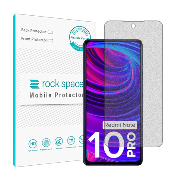 محافظ صفحه نمایش مات راک اسپیس مدل HyMTT مناسب برای گوشی موبایل شیائومیRedmi Note 10 Pro (India)