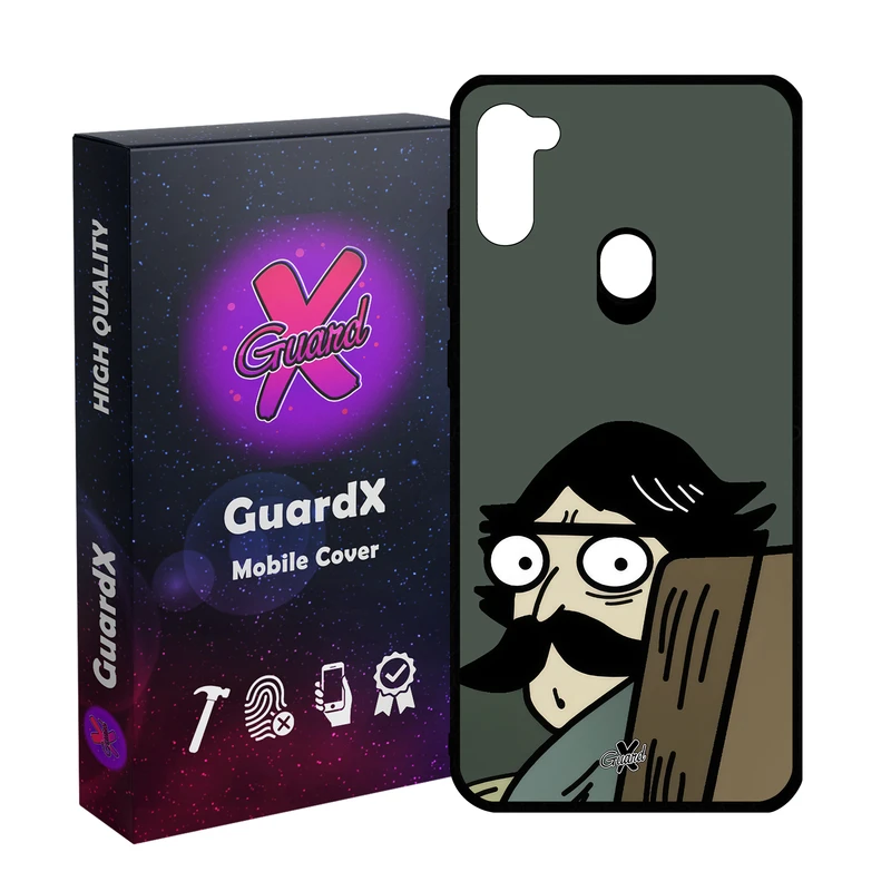 کاور گارد ایکس طرح مرد مدل Glass10672 مناسب برای گوشی موبایل سامسونگ Galaxy A11/M11