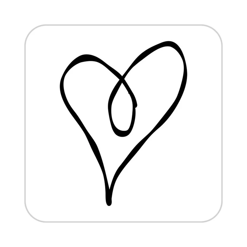 زیر لیوانی کاکتی طرح عاشقانه مدل mp38514