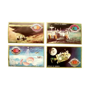 تمبر یادگاری مدل آپولو کد DS2146 مجموعه 4 عددی