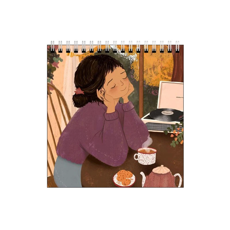 دفتر طراحی طرح چای در عصر پاییزی کد 2401066