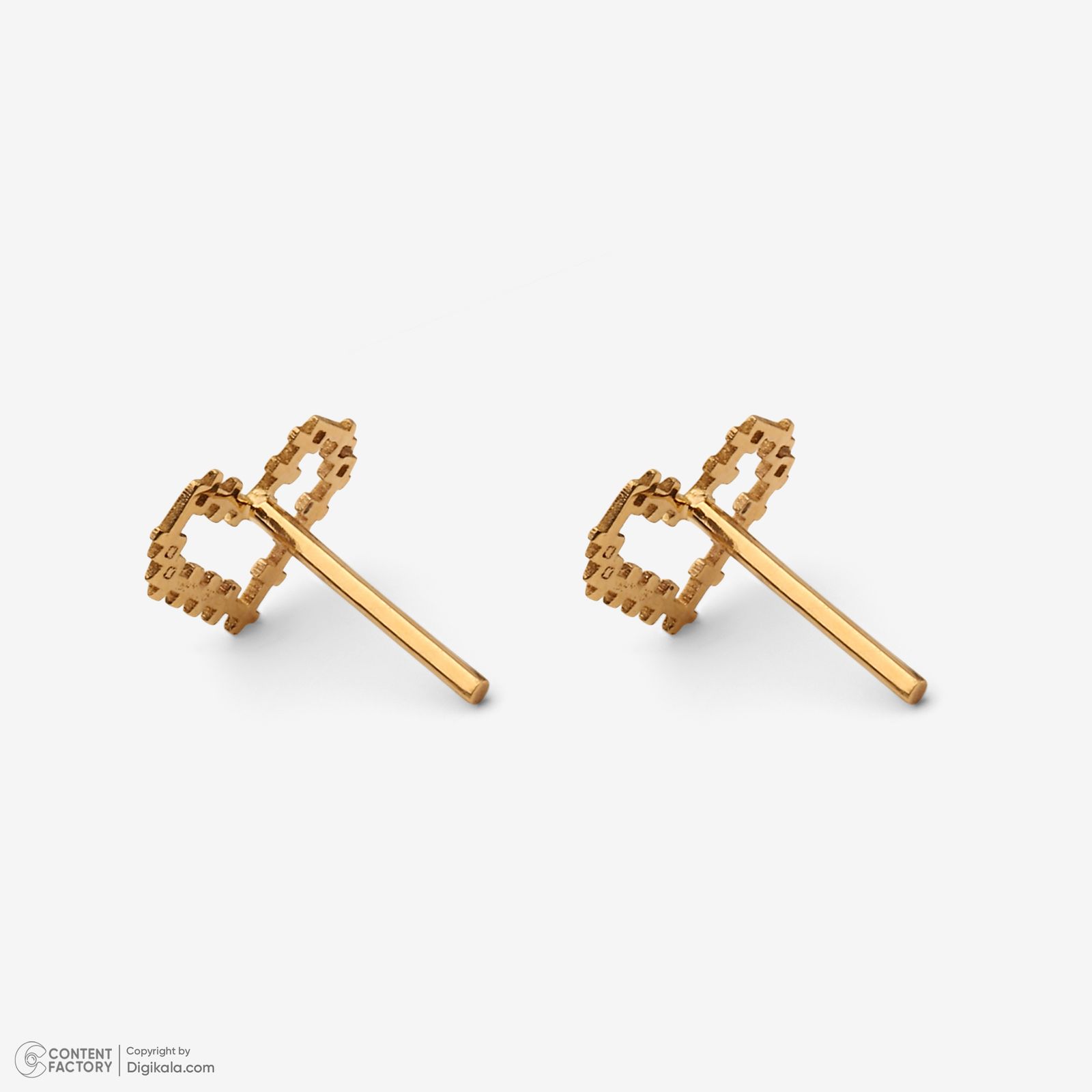 نیم ست طلا 18 عیار زنانه سایا گلد مدل قلبک ns7 -  - 6