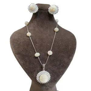 نیم ست نقره زنانه کد 8956