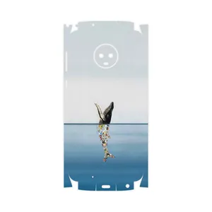 MAHOOT Collage of Sea Trash-FullSkin Cover Sticker for Motorola Moto G6