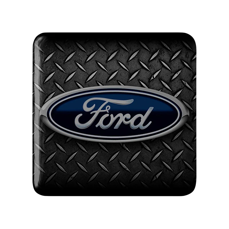 مگنت خندالو طرح فورد Ford مدل مربعی کد 30712